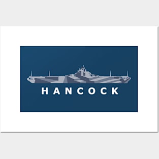 USS Hancock (CV-19) Posters and Art